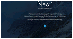 Desktop Screenshot of neo-medical.com